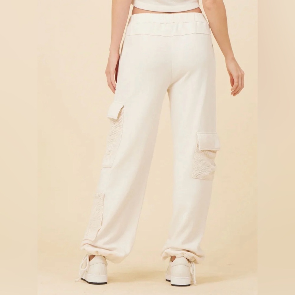 Vintage Havana Mesh Crochet Cargo Pants Size Medium - Picture 2 of 8